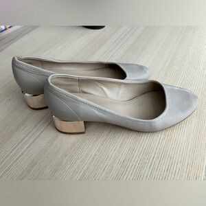 ALDO Nude Gold Heel Shoes